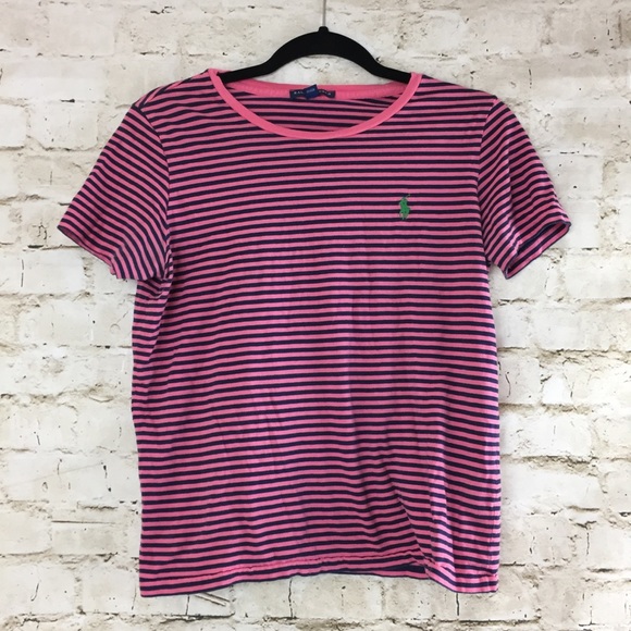 Ralph Lauren Tops - Ralph Lauren Pink & Blue Top✨